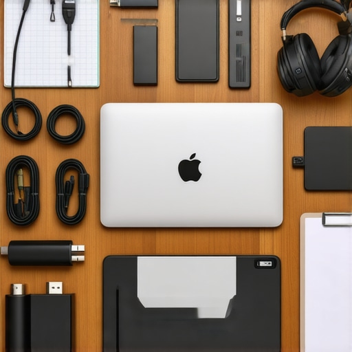 A collection of essential tech tools and hardware for startup founders working in coworking spaces.