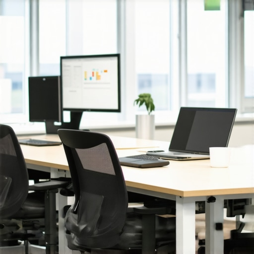 A modern startup war room featuring advanced technology and collaborative tools designed for high-speed innovation.