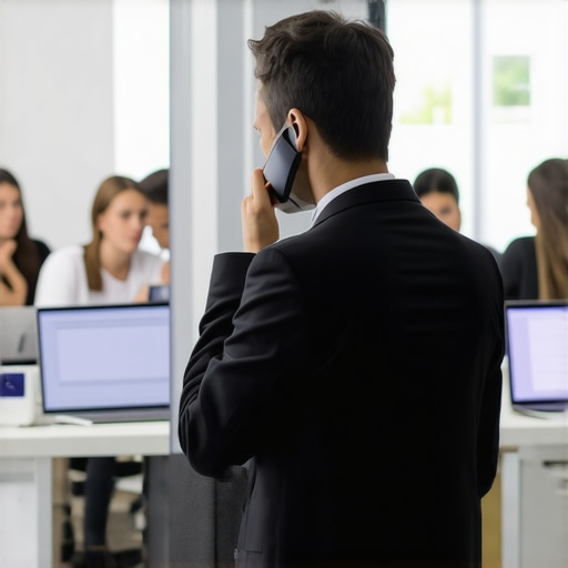 The etiquette of taking private calls in a public coworking zone