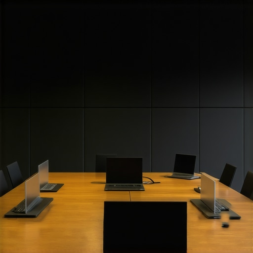 A private, acoustically treated meeting room designed for confidential startup pitches.