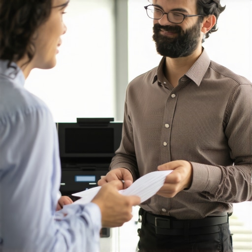 The subtle art of networking at the communal office printer
